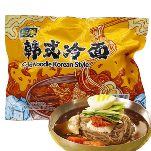 图片 与美 韩式冷面 黄袋 360g 日期见内页