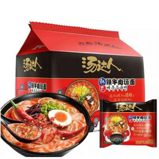 Bild von TDR Instant Ramennudeln Knochenbrühe auf koreanische Art scharf 5x125g