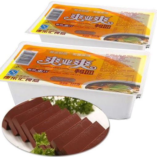 Bild von 一组2盒! 新鲜鸭血 2盒 2x300g 2025-6月 Vakumm Tofu