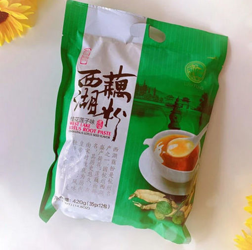 图片 莲峰西湖藕粉 桂花莲子味 420g 日期见内页