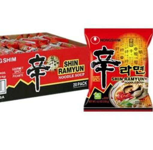 Picture of Carton Instantnudeln Shin Ramyun NONG SHIM 20x120g