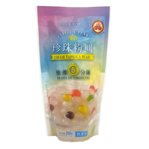图片 快煮5分钟 白袋 五彩珍珠粉圆 250g 