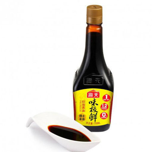 图片 海天 味极鲜酱油 大瓶 750ml 日期见内页