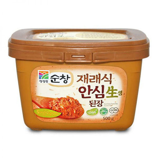 图片 韩国清净园 黄盒 传统大酱  500g 日期见内页