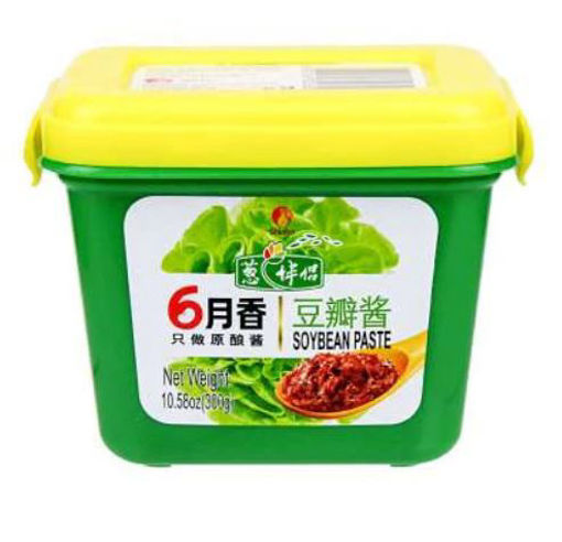 图片 六月香 绿盒 豆瓣酱 300g 日期见内页