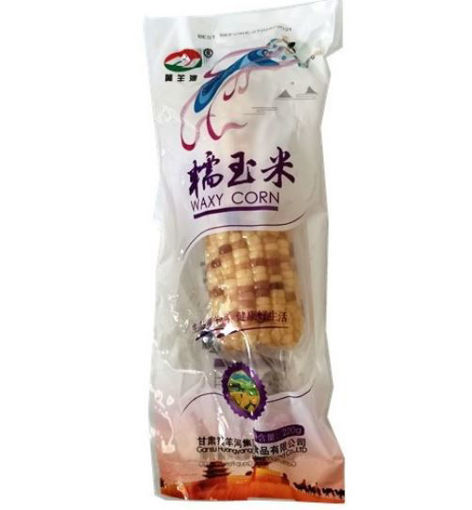 图片 黄羊河 常温熟糯玉米 五彩色 一颗装 250g 日期见内页