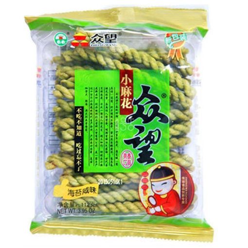 图片 众望 小麻花 海苔味 112g  日期见内页