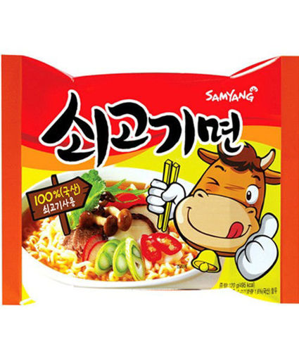 图片 韩国三养 牛肉汤拉面 120g