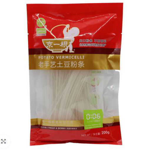 图片 京一根 老手艺土豆粉条 宽条 200g 日期见内页
