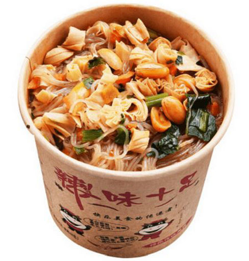 图片 嗨吃家 酸辣粉 143g 桶装 