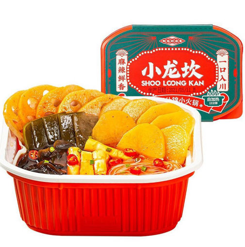 图片 小龙坎 自热锅 麻辣什锦小火锅 280g 绿盒