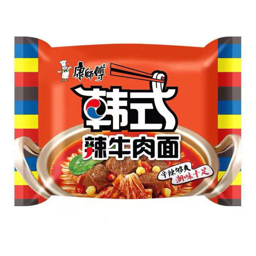 图片 康师傅方便面 韩式辣牛肉面 101g