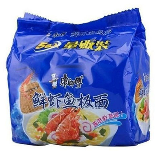 Picture of Kangshifu Nudelnsuppe Garnele Fisch 5 Packungen x103g