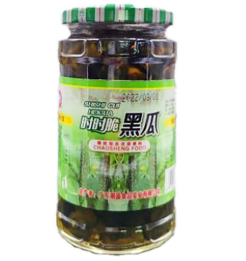 图片 潮盛 时时脆 酱菜脆瓜 (黑瓜) 360g