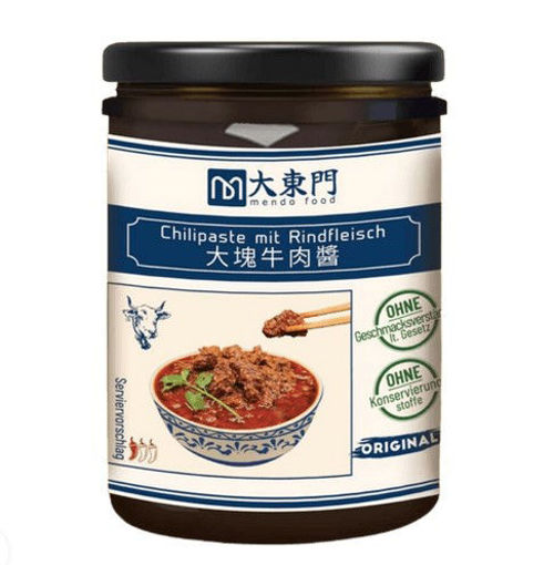 图片 大东门 大块牛肉酱 190g (超美味拌饭酱 炒菜 拌面 下饭) 日期见内页