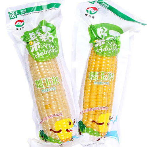 图片 黄羊河 真空糯玉米 黄色 250g 日期见内页