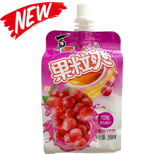 图片 喜之郎 Cici 果粒爽 红葡萄味 258g