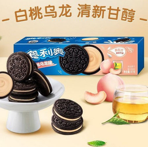 图片 OREO奥利奥夹心饼干 白桃乌龙味 97g