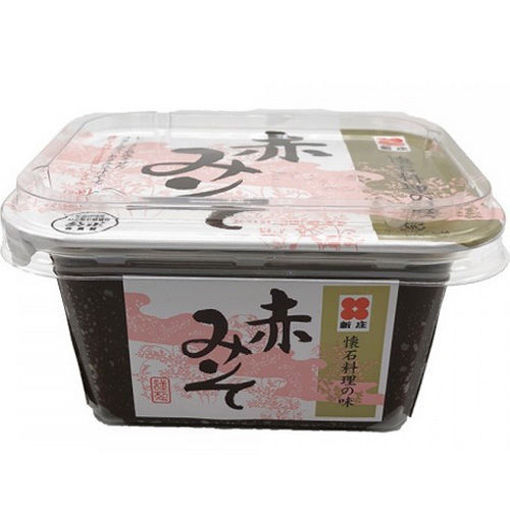 图片 日本新庄 红味增酱 赤色盒装 300g (日本味增汤专用 含昆布鱼粉)  日期见内页