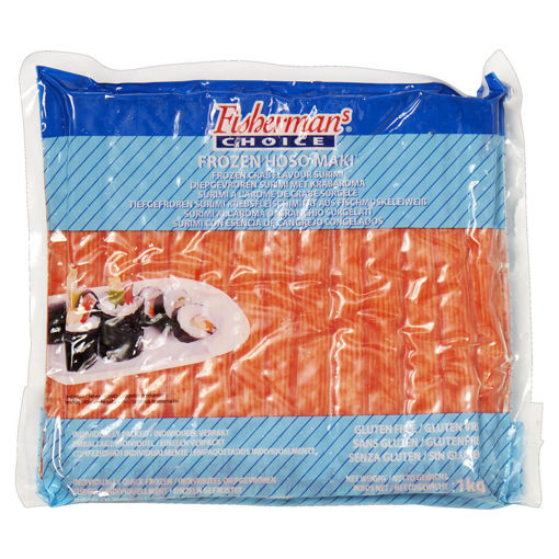 图片 长条蟹足棒 寿司专用 18cm长 家庭装 1kg