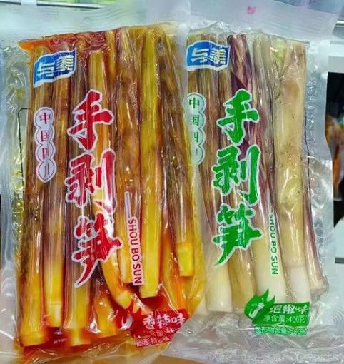 图片 与美 手剥笋 泡椒味 200g 四川特产嫩笋即食下饭 