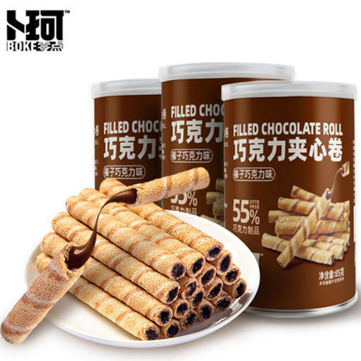图片 卜珂零点 巧克力夹心卷 85g