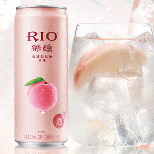 图片 Rio微醺3度鸡尾酒 白桃白兰地 330ml 