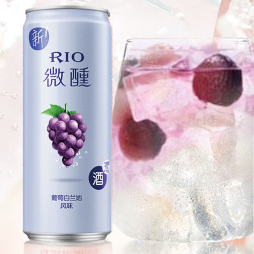 图片 Rio微醺3度鸡尾酒 葡萄白兰地 330ml 