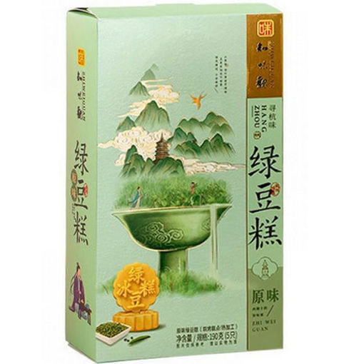 图片 知味观 原味绿豆糕 190g 日期见内页