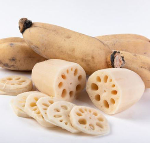 图片 新鲜莲藕 ca.800g/900g(根茎类表皮颜色部分氧化无真空-正常范围)