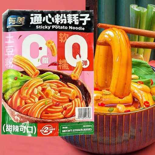 图片 与美 通心粉耗子 甜辣可口 270g