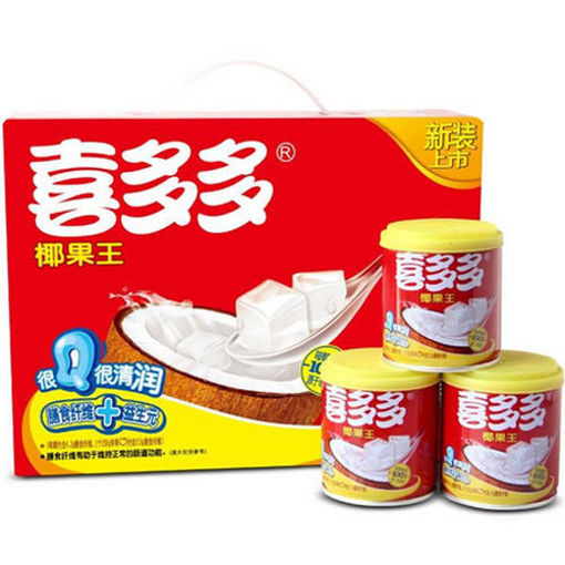 图片 整箱! 喜多多 椰果王 12瓶x200g 日期见内页