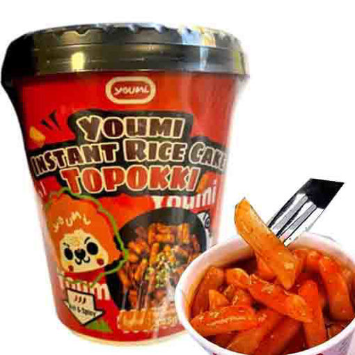 图片 韩国Youmi 炒年糕 香辣味 红盒 145g