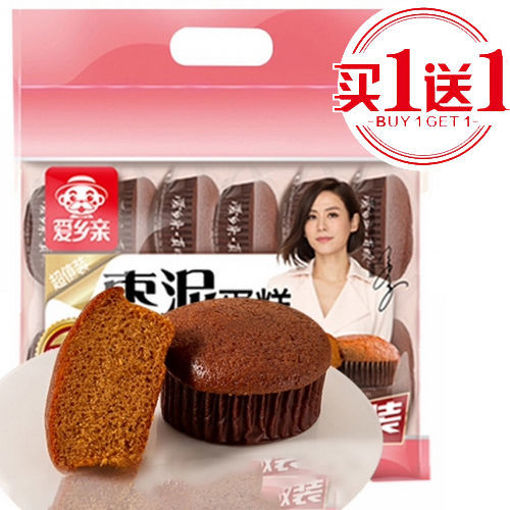 图片 买一送一! 爱乡亲 枣泥蛋糕  家庭装大包 338g  
