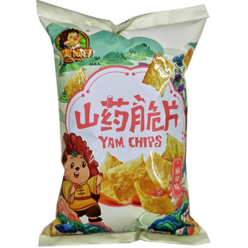 图片 刺猬阿甘 山药脆片 麻辣味 60g 