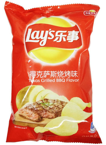 图片 乐事薯片 德克萨斯烧烤味 40g