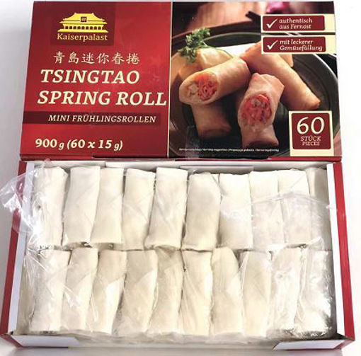 图片 青岛迷你春卷 900g 60个/盒 红盒