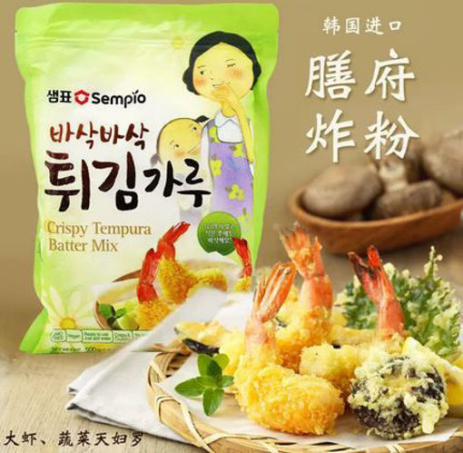 图片 韩国Sempio 炸鸡炸鱼粉 天妇罗粉 500g 日期见内页