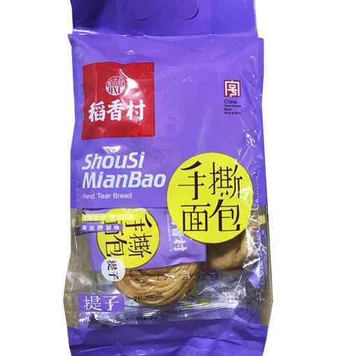 图片 稻香村 提子手撕面包 紫袋 258g
