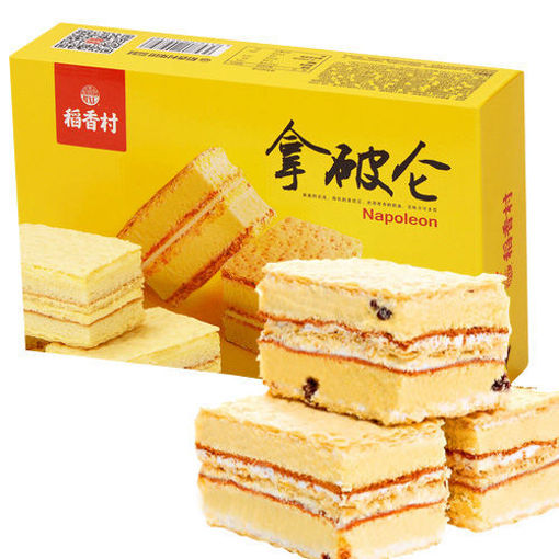 图片 稻香村 拿破仑蛋糕 奶油夹心千层蛋糕 280g 内含6块