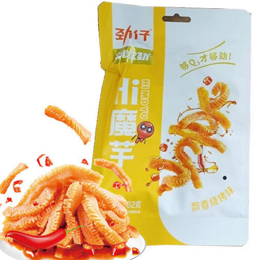 图片 劲仔 魔芋爽 飘香烧烤味 62g (内含5包)