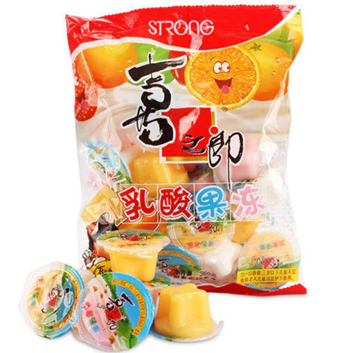 图片 喜之郎 乳酸果冻 360g (水果乳酸什锦果冻)
