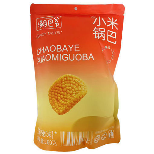 图片 潮巴爷 小米锅巴 麻辣味 160g