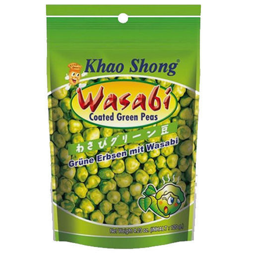 Bild von KHAO SHONG grüne Erbsen mit Wasabi 120g
