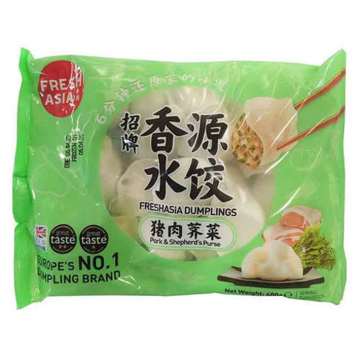 图片 限自取不邮寄！香源 经典水饺 猪肉荠菜饺子 400g