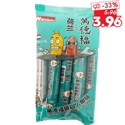 Bild von Wanderfort Schinkenwurst mit grünem Pfeffergeschmack 270g 