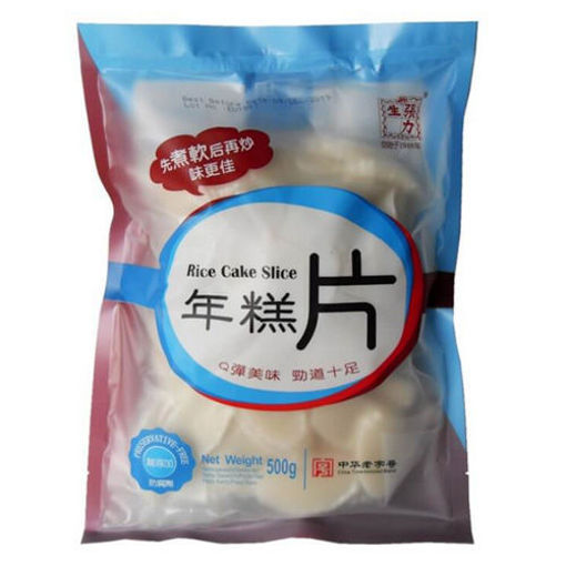 图片 张力生 新鲜年糕片 500g