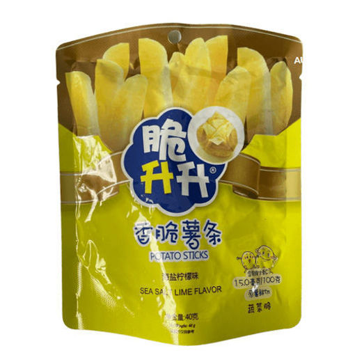 图片 脆升升 香脆薯条 海盐柠檬味 40g