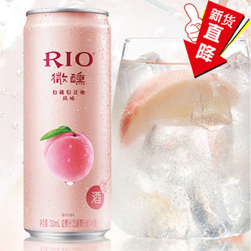 图片 Rio微醺3度鸡尾酒 白桃白兰地 330ml 