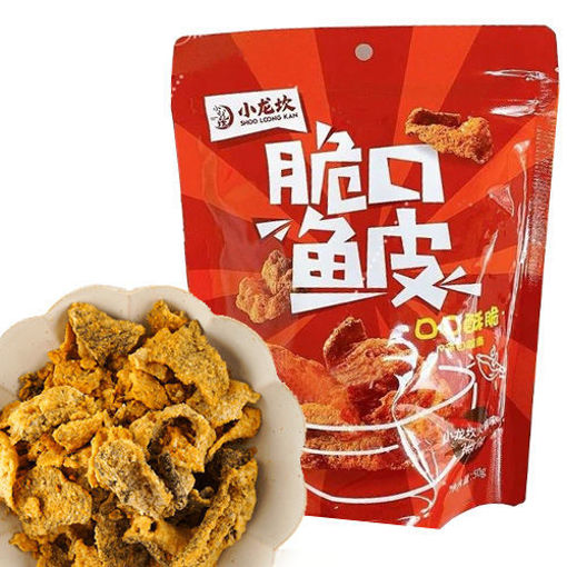 图片 小龙坎 脆口鱼皮 川香麻辣 口口酥脆 50g 